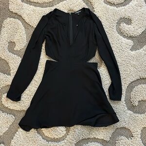 Beautiful Black Cocktail Dress with Cut-Outs